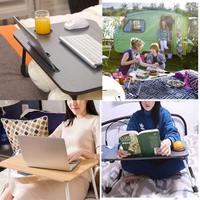 Gros Écologique Facile Petit Aluminium pliage bureau d'ordinateur portable pour lit