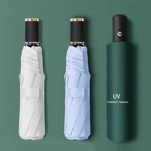 Paraguas Plegable de Lujo con Logotipo Personalizado, Ecológico, Resistente al Viento, Apertura y Cierre Automáticos, Portátil, para Viajes, Negocios, Regalo Promocional - Product Image 5