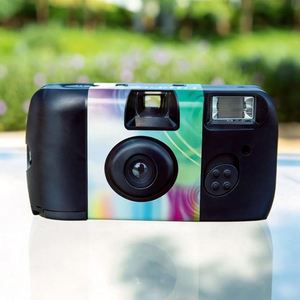 Appareil photo argentique 35 mm tendance et personnalisé avec flash, style rétro, logo pour mariage - Product Image 3