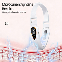 Appareil de beauté à pulsations soniques, appareil de lifting du visage en forme de V, rechargeable, produit de beauté pour usage domestique, pour les soins personnels