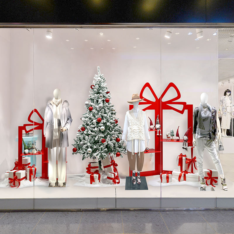 O&m Display Design Store Display Showcase Retail Christmas Decorations  Stores Window Display Props Shop Window Decoration - Buy Store Display  Showcase Decorations,Christmas Decorations Retail Stores Window Display  Props,Shop Window Decoration Product on