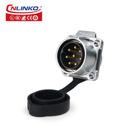 Connecteur Cnlinko LP28 2 3 8 broches, connecteur aviation étanche mâle et femelle haute intensité 15A