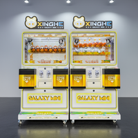 Promotion : Machine à griffes personnalisée pour poupées, avec monnayeur, machine de jeu commerciale à double joueur, à monnayeur