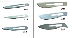 डिस्पोजेबल मिनी सर्जिकल ब्लेड चाकू मैनुअल स्टेरिल स्टेनलेस स्टील टिकाऊ मशीन-संचालित धातु आधार - Product Image 3