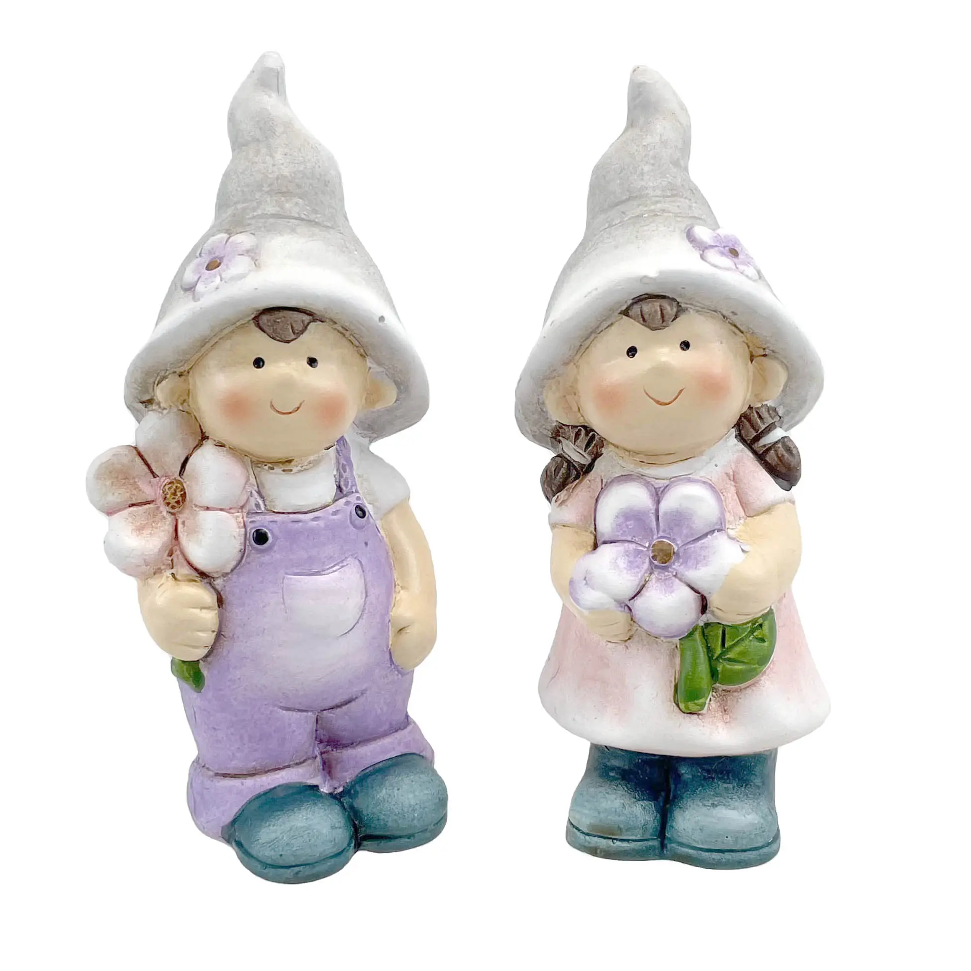 Figurine Desktop per ragazzi e ragazze Figure decorazioni per la casa ornamenti in ceramica artigianali per bambini