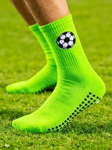 ถุงเท้ากีฬาทีมฟุตบอลสำหรับผู้ชายผู้หญิงถุงเท้ากันลื่นสำหรับฝึกซ้อมฟุตบอลวิ่งโลโก้ออกแบบได้ตามต้องการ - Product Image 3