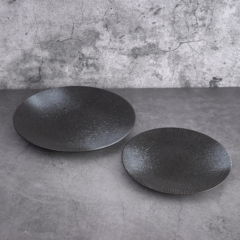 Shallow plate-n glaze