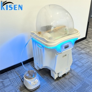 KISEN Bac à shampoing portable confortable pour salon de beauté, unité de lavage mobile réglable en hauteur avec LED pour soins capillaires - Product Image 5