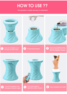 350ml Électrique Maison Vert Yoni V Spa Vierge Vapeur Trône Chaises Vaginal Vapeur Siège Vapeur Lavage Detox <span class=keywords><strong>Machine</strong></span> - Product Image 5