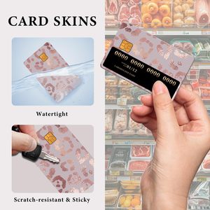 Set <span class=keywords><strong>di</strong></span> adesivi <span class=keywords><strong>per</strong></span> carte <span class=keywords><strong>di</strong></span> <span class=keywords><strong>credito</strong></span>, adesivi <span class=keywords><strong>per</strong></span> carte <span class=keywords><strong>di</strong></span> debito, eleganti adesivi in PVC impermeabili, adesivi in vinile antirughe - Product Image 5