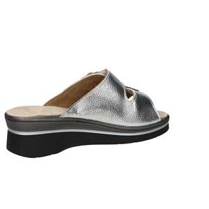 Sandalo con Zeppa Novaflex da Donna VIGGIANELLO con Fibbia Metallica Argento, Scarpa Comoda con Plateau - Product Image 5