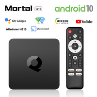 Mortal Q1S versión global Android TV Box Smart 4K Streaming Media Player AllwinnerH313 BT Voice Assistant H.265 2,4G Set-Top Box
