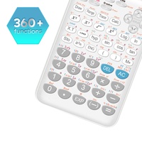 Calculatrice graphique scientifique pour programme scolaire, idéale pour l'ingénierie et les mathématiques avancées, alimentée par piles avec fonction calendrier
