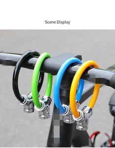 <b>Portable</b> Bike Safety <b>Lock</b> Bike Chain <b>Lock</b> Round Bike <b>Lock</b> Anti-theft Waterproof Anti-shear Anti-theft - Product Image 6