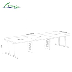 طاولة اجتماعات مكتبية لـ 10 أشخاص من مصنع فوشان، مكتب لقاعة الاجتماعات، طاولة مؤتمرات، ميسا دي كونفيرينسيا، مكتب للمؤتمرات - Product Image 4