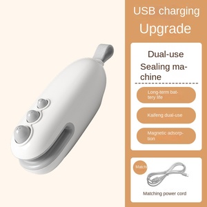 Wholesale Smart Home Sealing <b>Machine</b> 2 in 1 <b>Bag</b> Heat <b>Sealer</b> Storage Plastic Package Snack Handheld for Food - Product Image 2