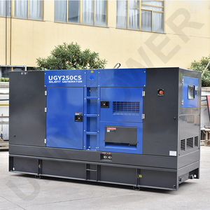 <span class=keywords><strong>Generator</strong></span> <span class=keywords><strong>Diesel</strong></span> daya tinggi 50Hz 60Hz, tipe senyap kapasitas besar dengan perlindungan kebocoran, penggunaan efisien tegangan terukur 400v 230v