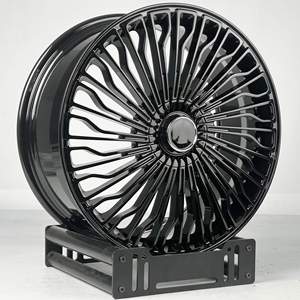 Bku giả mạo bánh xe 5x120 cho phạm vi <span class=keywords><strong>Rover</strong></span> bánh xe thể thao Vogue l405 L460 L494 23 24 inch vành đen 40 nan hoa bánh xe hợp kim - Product Image 3