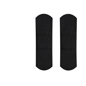 Pansement médical <span class=keywords><strong>noir</strong></span> respirant avec fixation en tissu élastique pour soins des plaies - Product Image 1