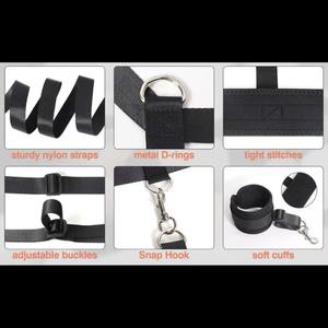 BDSM Bed Bondage Collection <span class=keywords><strong>4</strong></span> esposas totalmente ajustables y <span class=keywords><strong>4</strong></span> cordones Bondage <span class=keywords><strong>Gear</strong></span> y accesorios productos para adultos al por mayor - Product Image 3