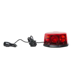 12V 24V Xe Roof Strobe LED Red Rotating Cảnh Báo Ánh Sáng Đèn Hiệu