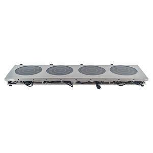 Custom 220V Acero inoxidable 4 quemadores Mejor portátil 3500W Placa de inducción China 3.5kw Cocina de inducción eléctrica 3500W Ih - Product Image 3