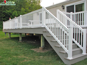 Clôture de balcon <span class=keywords><strong>en</strong></span> <span class=keywords><strong>PVC</strong></span>, <span class=keywords><strong>kit</strong></span> de garde-corps de véranda <span class=keywords><strong>en</strong></span> <span class=keywords><strong>PVC</strong></span>, garde-corps de balcon <span class=keywords><strong>en</strong></span> plastique <span class=keywords><strong>PVC</strong></span> - Product Image 5