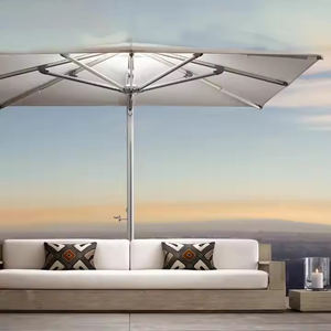 Villa al aire libre <span class=keywords><strong>Terraza</strong></span> Jardín Paraguas romano <span class=keywords><strong>Sombrilla</strong></span> <span class=keywords><strong>cuadrada</strong></span> 3M <span class=keywords><strong>Terraza</strong></span> Muebles Marco de aluminio <span class=keywords><strong>Sombrilla</strong></span> de playa - Product Image 5