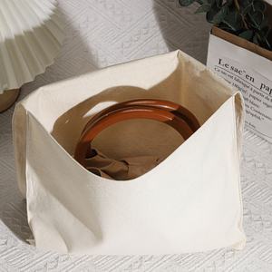 Sac d'Emballage Enveloppe en Coton Biologique Écologique pour Robe et <span class=keywords><strong>T</strong></span>-<span class=keywords><strong>Shirt</strong></span>, Sac de Rangement Naturel Réutilisable pour Vêtements et Lingerie, Sac Anti-Poussière en Coton - Product Image 4