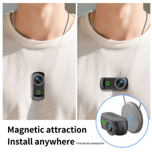 Caméra d'action sportive 1080P avec objectif détachable magnétique, écran rabattable de 2,0 pouces, caméra EIS anti-vibration - Product Image 3