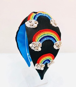 Premium Handmade Beaded Headband For Women Fashion Hair Accessories With Unique Designs And Stylish Patterns From India - Product Image 2