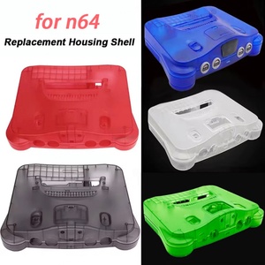 11 couleurs NOUVEAU Boîtier de remplacement translucide compatible avec la console de jeux vidéo rétro, boîte transparente, tournevis pour N64 - Product Image 2