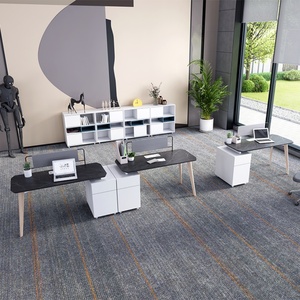 Staff Office Workstations Modular Executive Workstation <b>Table</b> - Product Image 2