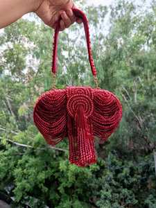 Top Quality Fashionable Handmade Clutch <b>Bag</b> Trendy Beaded Handbag for Girls Available at Wholesale Price for Export From India - Product Image 3