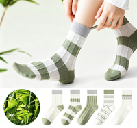 Chaussettes mi-mollet pour femmes avec bande élastique hautement extensible qui s'adapte délicatement à la cheville sans la gêner