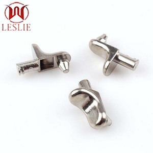 Hợp kim kẽm tủ kệ kính hỗ trợ <span class=keywords><strong>pins</strong></span> L hình dạng kính chủ Chrome Kệ Bracket PEG cho tủ quần áo - Product Image 3