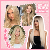 Extensions de cheveux brésiliennes 6D de haute qualité, pointes en plumes, 100% cheveux humains Remy, couleur personnalisable, blond luxueux, lisses et doux
