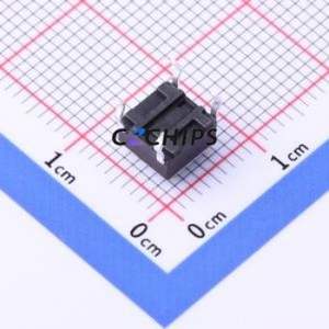 TC-1101DR-4.5H-160 Tactile Switch Through hole-4P,6x6mm Switch Single Pole Single Throw Round Button 1.6N Through Hole - Product Image 2