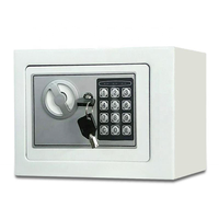 25E Mini Metall Stahl Safe mit elektronischem Schloss Wand montierter kleiner Safe für Zuhause/Büro/Fitness studio für Schmuck und wichtige Gegenstände