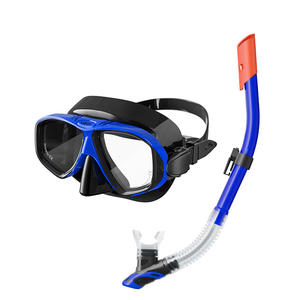 Nouveau style Chine fabrication en gros personnalisé meilleur masque de plongée sous-marine ensemble de plongée en apnée <span class=keywords><strong>fluorescéine</strong></span> tube respiratoire semi-sec - Product Image 3