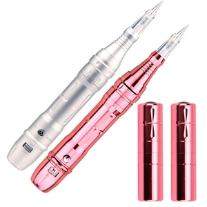 Máquina Inalámbrica de Microblading con Doble Batería, Pluma Digital PMU Rosa para Tatuaje de Cejas y Labios - Product Image 1