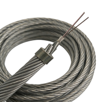 Câble de terre aérien OPGW Shenguan G652D à fibre optique monomode pour la communication des réseaux électriques