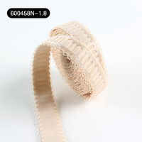 Nouvelle Conception d'Usine Sangle Élastique Confortable en Nylon à Double Picot de 18 mm Haute Ténacité pour Lingerie, Ruban en Forme d'Escalier