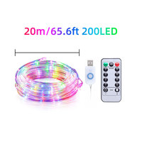 Guirlande Lumineuse Intérieur Led Corde Tube Chambre Changement de Couleur Extérieur Guirlande Lumineuse Néon Usb Fée Chambre Corde Lumières Intérieur