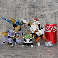 5 pièces/ensemble Dragon DBZ Figure Ginyu Force Jeice Ginyu Guldo Recoom Burter Action Pvc Amine Collection modèle jouets Cool cadeau