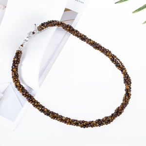 สร้อยคอหินอัญมณีรูปเสือบิดเกลียวจี้และสเน่ห์หรูหรา - Product Image 2