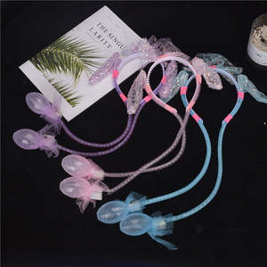 <span class=keywords><strong>Bandeau</strong></span> lumineux <span class=keywords><strong>LED</strong></span> rouge en forme d'oreilles de lapin avec airbag mobile, accessoires de fête néon, vente en gros, 100 pièces - Product Image 3