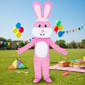 Disfraz de Mascota de Alta Calidad y Atractivo Diseño de Conejo de Pascua, Disfraz de Animal de Peluche para Fiestas de Cumpleaños/Eventos/Promociones - Product Image 4