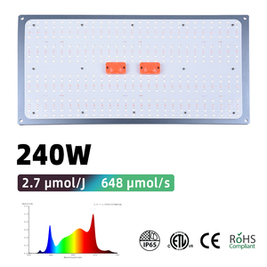 Panneau lumineux LED <span class=keywords><strong>pour</strong></span> culture intérieure, série QB, haute intensité PPFD, spectre complet UV IR, <span class=keywords><strong>pour</strong></span> serre, connexion en chaîne - Product Image 6