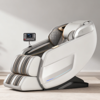 Fauteuil de massage électrique relaxant pour tout le corps, haut-parleur intelligent Bluetooth, compresse chaude, contrôle de la minuterie, canapé zéro gravité multifonctionnel